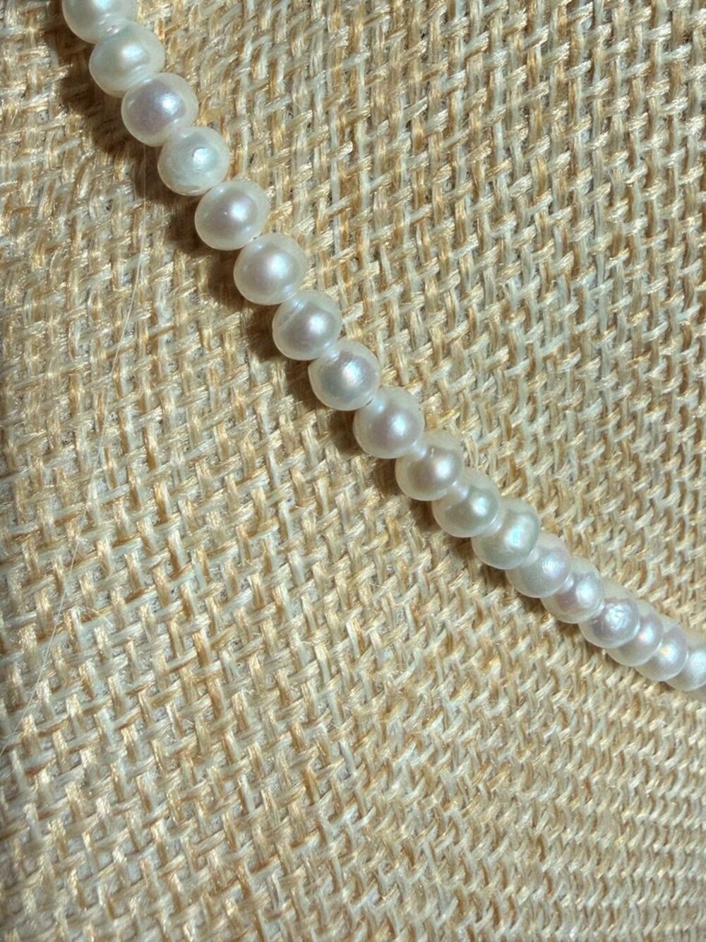 Delicate Tiny Pearl Necklace - Picture 8 of 9